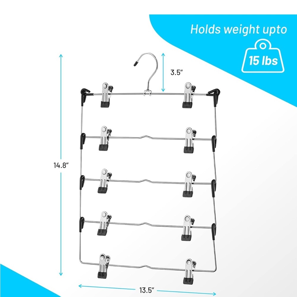 Adjustable Multi-Tier Pants Hanger
